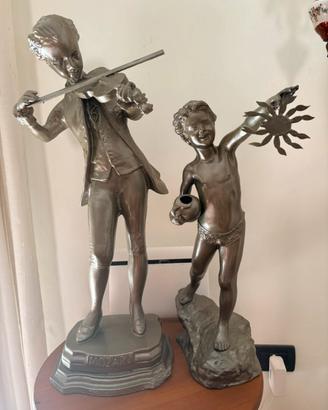Coppia di statue decorative