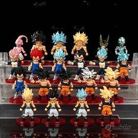 21 Mini Figure Dragon Ball Z 6-7cm con Basi Rosse