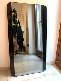 Specchio moderno nero smoked misure 100 X 55
