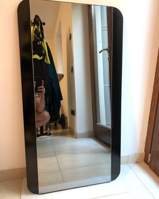 Specchio moderno nero smoked misure 100 X 55