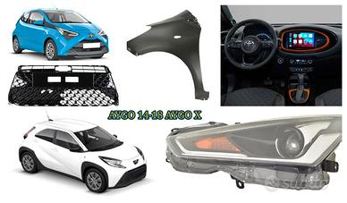 TOYOTA AYGO X paraurti musata airbag cofano fanale