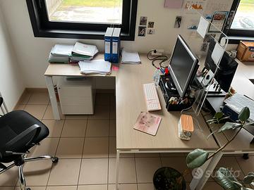 SCRIVANIA UFFICIO L (DISPONIBILI 4 pezzi)
