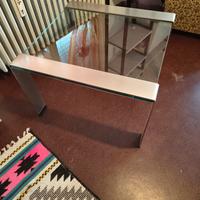 tavolino acciaio inox