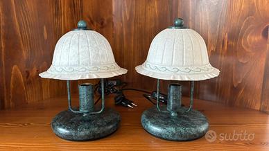 Set illuminazione abbinato: lampadario e 2 lampade