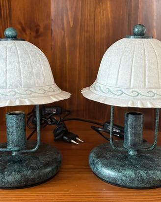 Set illuminazione abbinato: lampadario e 2 lampade