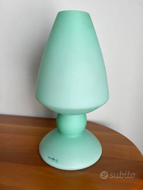 Lampada Murano Fungo 52cm VeArt Vintage VerdeMenta