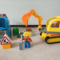 Lego duplo 10812 escavatore e camoon