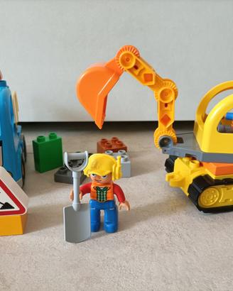 Lego duplo 10812 escavatore e camoon