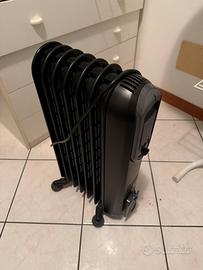 Stufa radiatore elettrico a olio De Longhi Vento