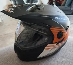 Caberg tourmax titan mat gun metal/orange 