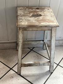 Sgabello vintage rustico