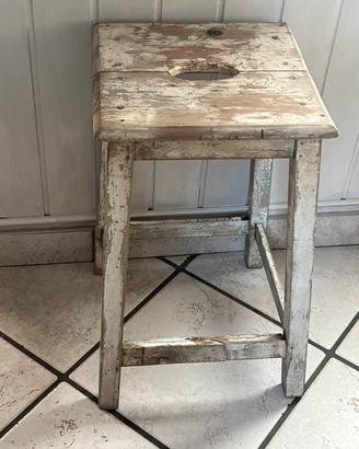 Sgabello vintage rustico