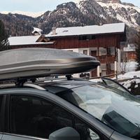 Box portabagagli da tetto marca Thule 