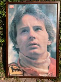 Poster in cornice Gilles Villeneuve Autosprint