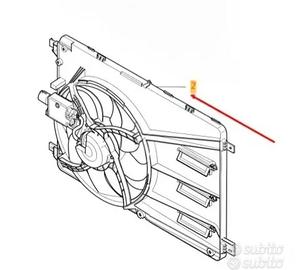 elettroventola volvo V40 - 32137337