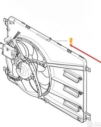 elettroventola volvo V40 - 32137337