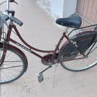 bicicletta da donna con cestino 