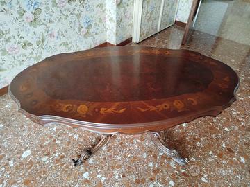 tavolino ovale vintage 