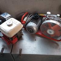 Compressore bombole sub elettrico + scoppio