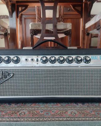 1967 1968 Fender Dual Showman drip edge silverface
