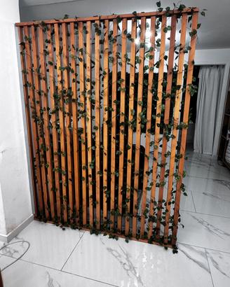 Parete divisore in legno