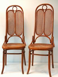 Coppia di antiche sedie n.16 Sardella (thonet)