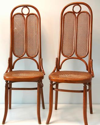 Coppia di antiche sedie n.16 Sardella (thonet)