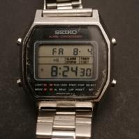 Seiko Alarm Cronograph Vintage anni '80