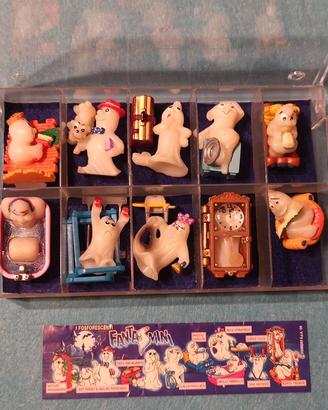 Kinder Fantasmini serie completa + box + cartina