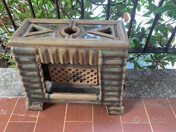 stufa radiatore in ceramica a gas metano