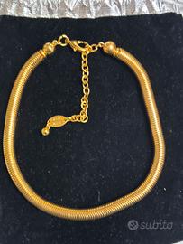 Collana girocollo placcata oro di CARLO Zini