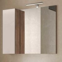 N. 2 specchiere con luci a led con pensile sospeso