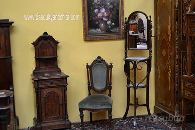 Toilette stile Thonet con piano in marmo specchio - Arredamento e Casalinghi  In vendita a Roma