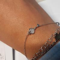 Braccialetto in argento 925 Blue Spirit