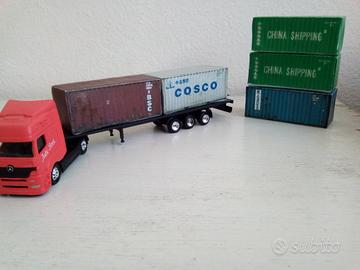 5 Container modellismo 1:87 H0 Lima merci