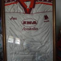 maglia autografata as Roma 