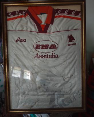 maglia autografata as Roma 
