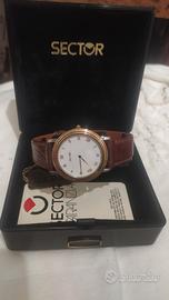 Sector Allure ultrasottile acciaio/oro. Vintage.