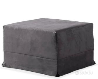 Pouf letto singolo salvaspazio