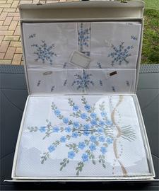 Coordinato copriletto lenzuolo e federe