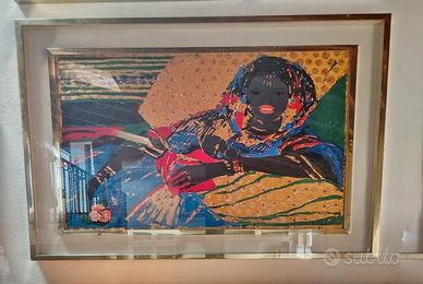 Serigrafia su Broccato di Fiume 