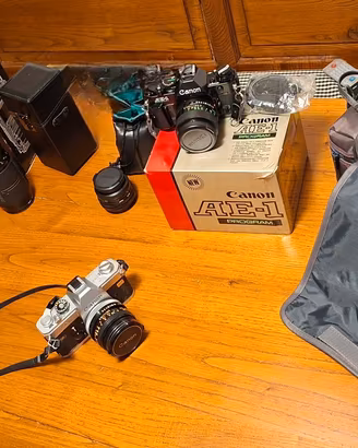 KIT COMPLETO MACCHINE FOTOGRAFICHE A PELLICOLA