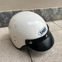 Casco vintage Shoei bianco