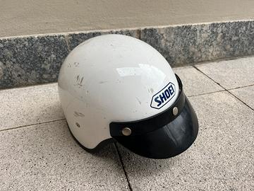 Casco vintage Shoei bianco