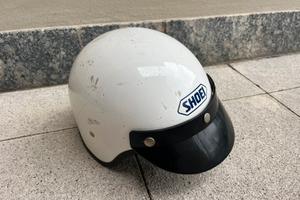 Casco vintage Shoei bianco
