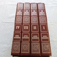LIBRI LA BIBBIA  4 VOLUMI.-PREZZO TOTALE .
