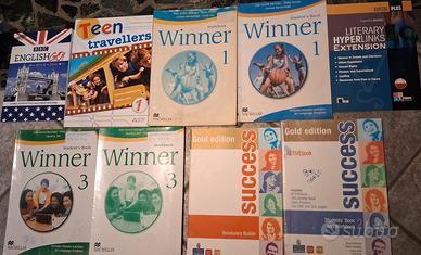 Lotto libri di inglese per scuole medie/superiori