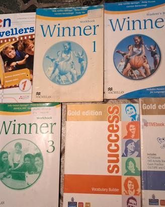 Lotto libri di inglese per scuole medie/superiori