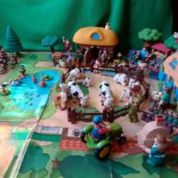 Collezione animali e dinosauri giocattolo