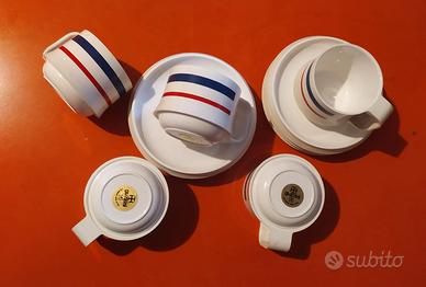 Set di tazzine Guzzini anni 70